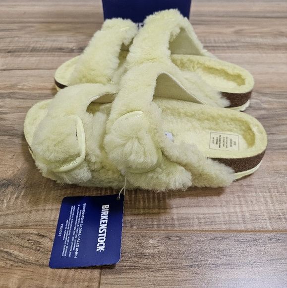 BIRKENSTOCK ARIZONA BIG BUCKLE TEDDY OS, Popcorn, size US 8 - Picture 3 of 13